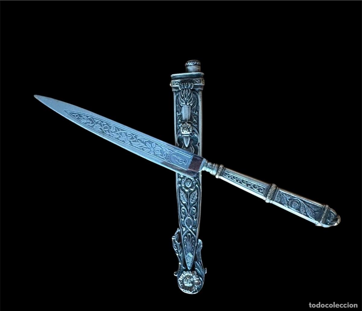 Militaria: Cuchillo gaucho plata 800