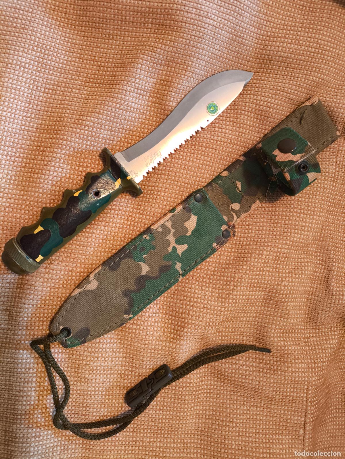 Militaria: Cuchillo supervivencia Marto Explora Boy Camo