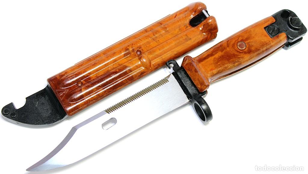 Militaria: Baioneta de la URSS de 6x4 para los fusiles autom&aacute;ticos AKM y AK-74 (de Izhevsk)