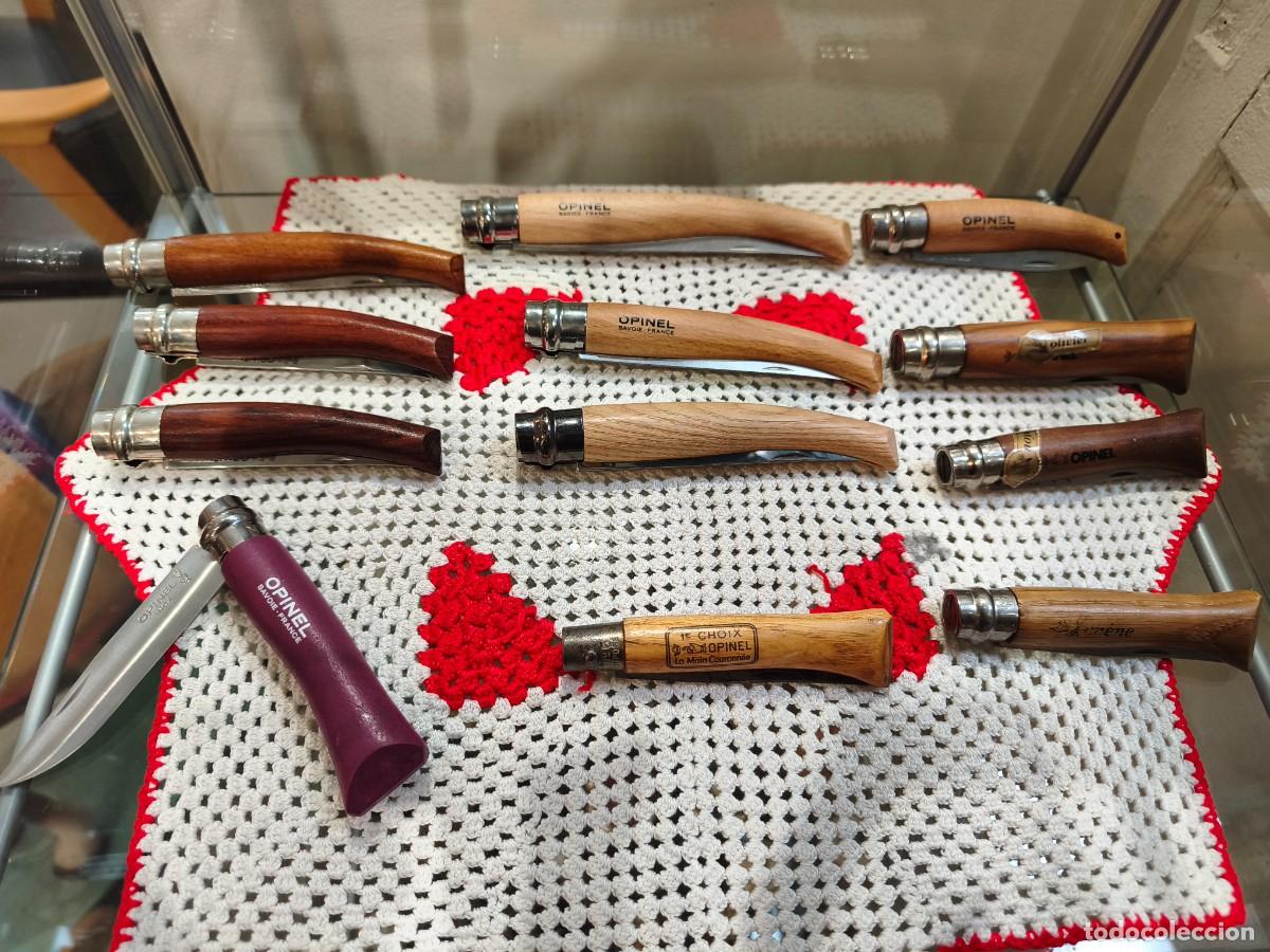 Militaria: Lote colecci&oacute;n de 12 navajas Opinel (Savoie,Francia). Varios modelos.