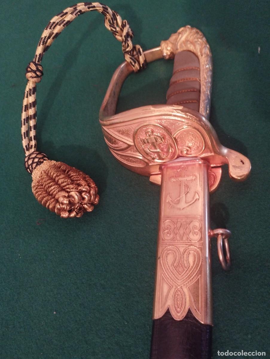 Militaria: Espada naval portuguesa M/1911. Segunda mitad del siglo XX.