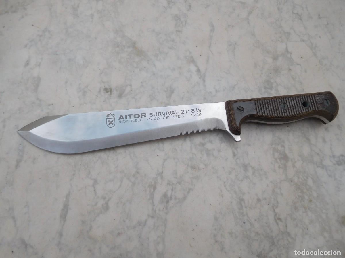 Militaria: Cuchillo Aitor Survival 21 primer modelo