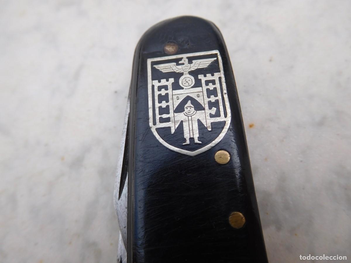 Militaria: Navaja de 5 usos III Reich alem&aacute;n Munchen J. Eichel Solingen