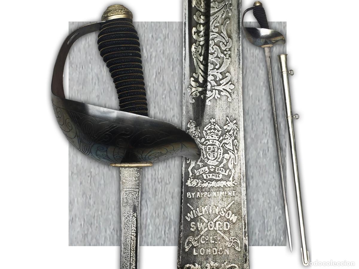 Militaria: RARE & MASSIF SABRE PALASH CAVALERIE HUSSARD BRITANNIQUE M1912 WILKINSON TYPE WW1