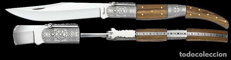 Militaria: Navaja arabe carraca N&ordm;4 madera zebra. 01831 ALBAINOX