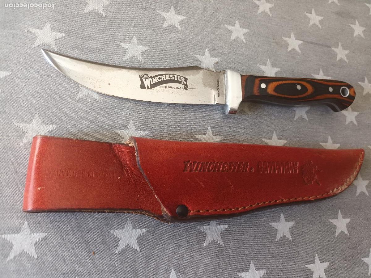 Militaria: NAVAJA CUCHILLO MACHETE WINCHESTER COMANCHE. HAND MADE