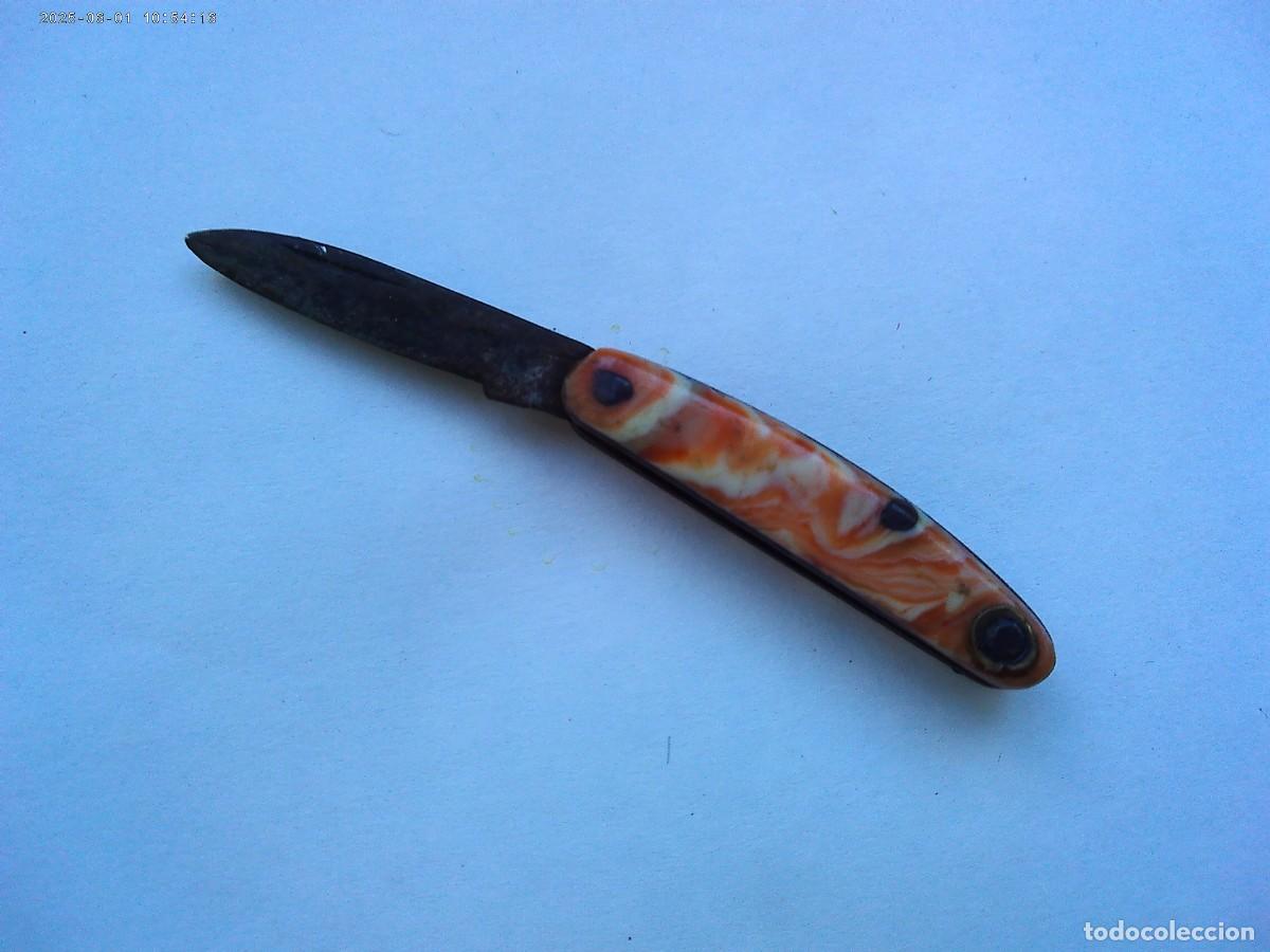 Militaria: PEQUE&Ntilde;A ( MINUSCULA ) NAVAJA ANTIGUA