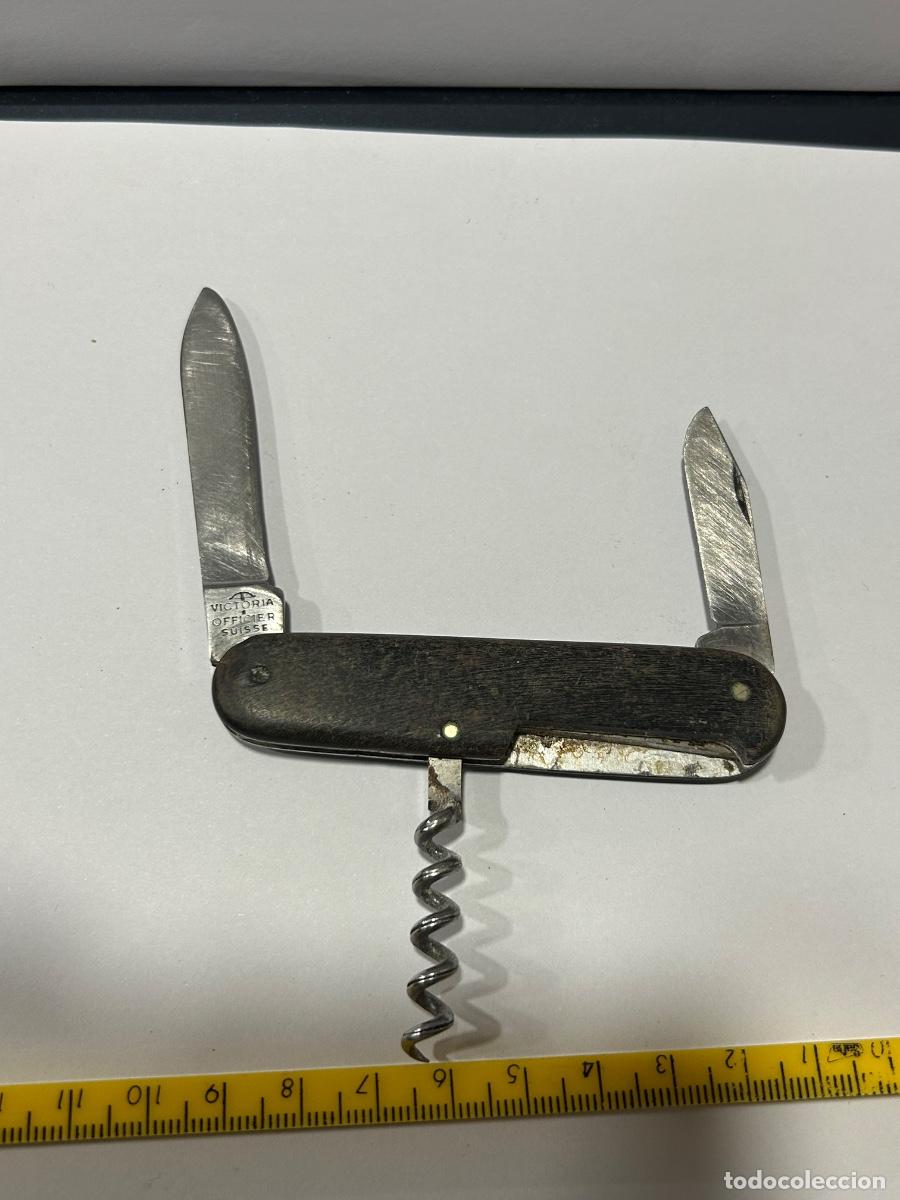 Militaria: Antigua navaja victorinox victoria