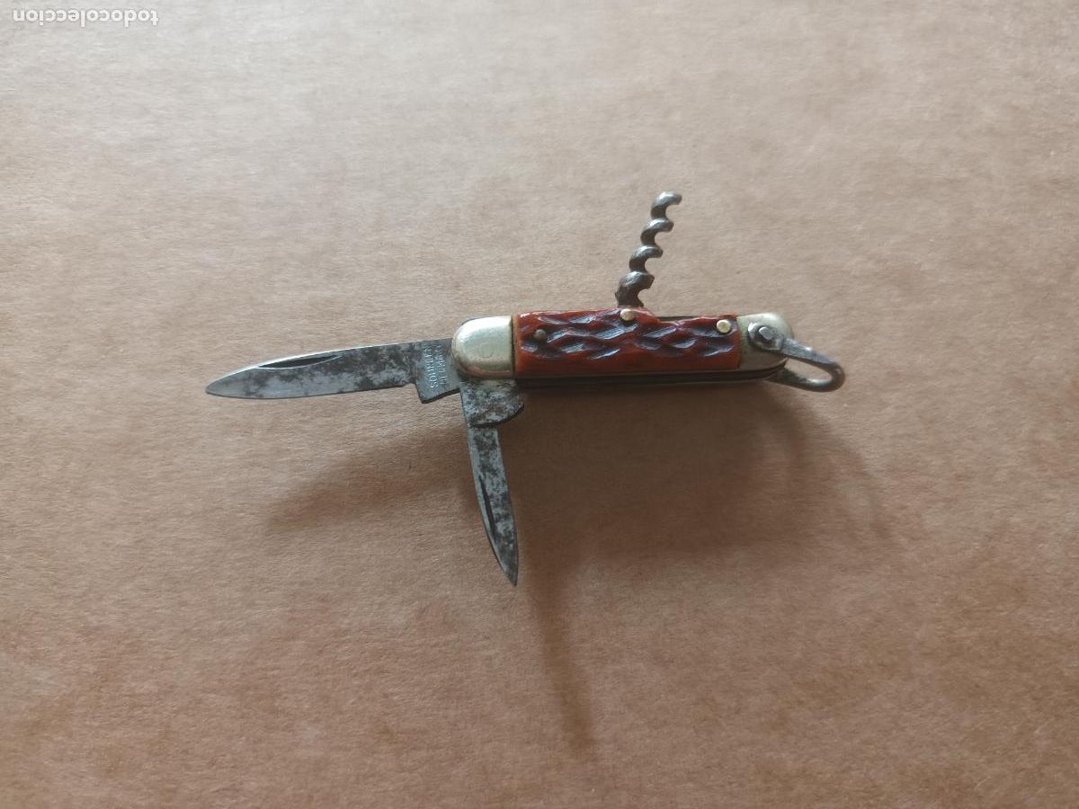 Militaria: NAVAJA MULTIUSOS MINIATURA SOLINGEN GERMANY. 3,50cm