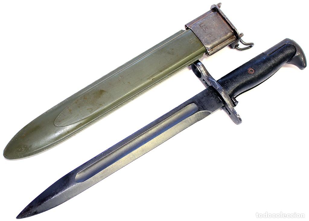 Militaria: Baioneta estadounidense M1 de 1943 para el fusil Garand 3