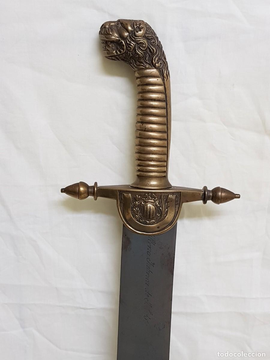 Militaria: Machete Escuadras de Catalu&ntilde;a. Modelo 1851