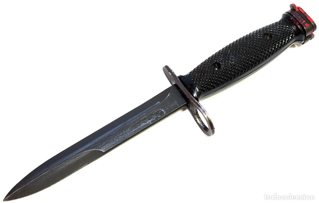 Militaria: Baioneta estadounidense M7 de 1964 para el fusil autom&aacute;tico M16 Colt 1