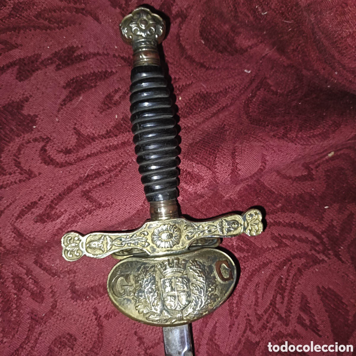 Militaria: Espad&iacute;n de ce&ntilde;ir de la Guardia civil &eacute;poca II Rep&uacute;blica