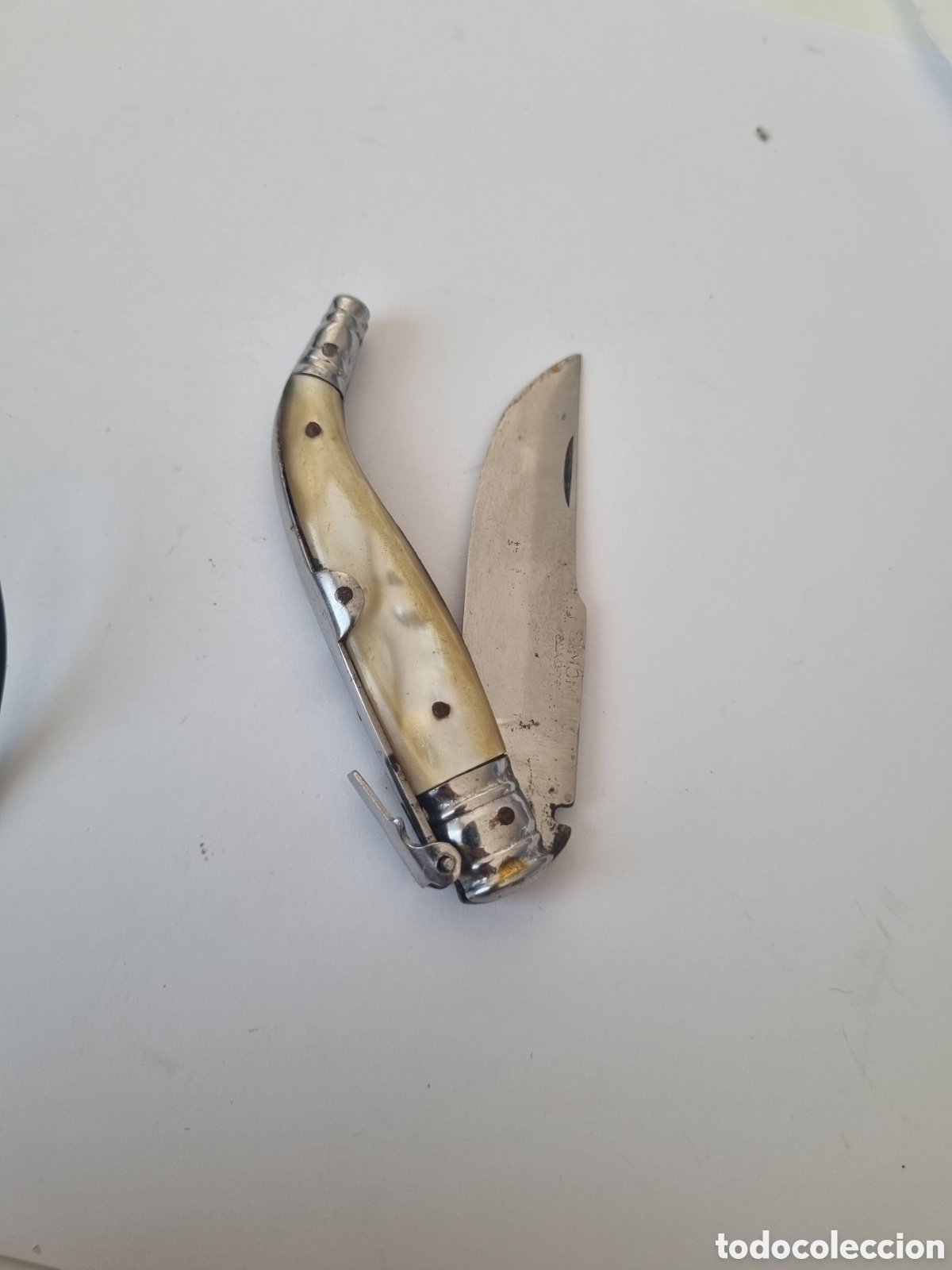 Militaria: Navaja SIMON Albacete n&aacute;car
