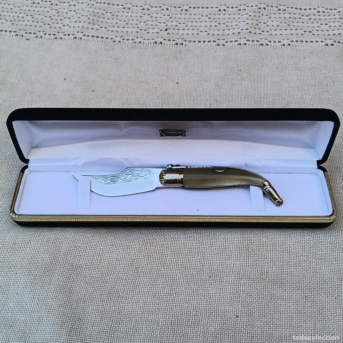 Militaria: NAVAJA DE COLECCION - ANDUJAR - ALBACETE&Ntilde;A O BANDOLERA - TOLEDO.