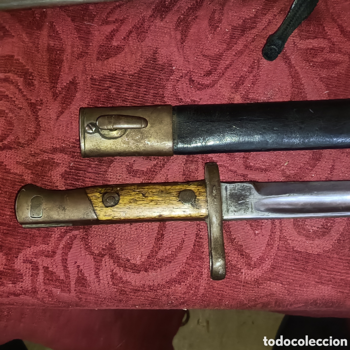 Militaria: BAYONETA ESPA&Ntilde;OLA DE ARTILLERIA PARA MOSQUETON OVIEDO 1916.