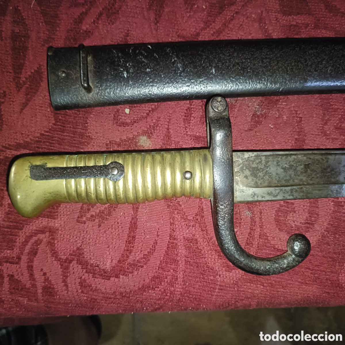 Militaria: Bayoneta segunda imperio franc&eacute;s 1868