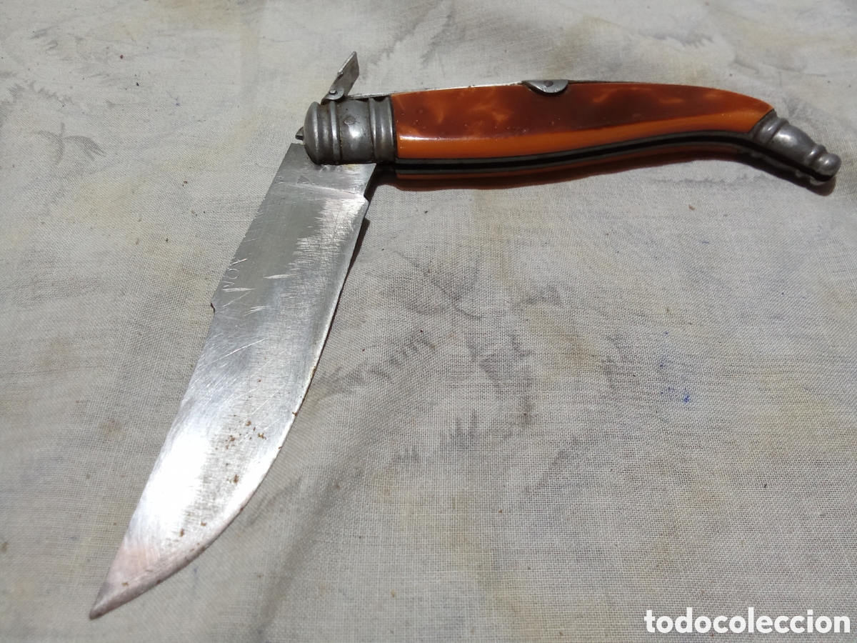 Militaria: GRAN NAVAJA DE ACERO INOXIDABLE