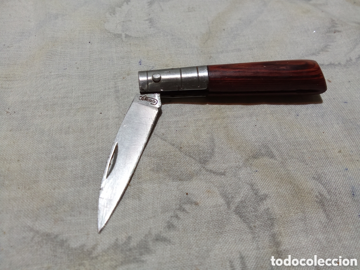 Militaria: PEQUE&Ntilde;A NAVAJA MARCADA CUPERINOX