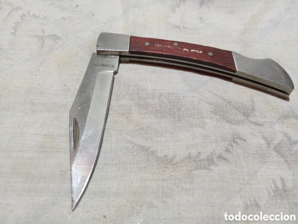 Militaria: BONITA NAVAJA DE ACERO INOXIDABLE