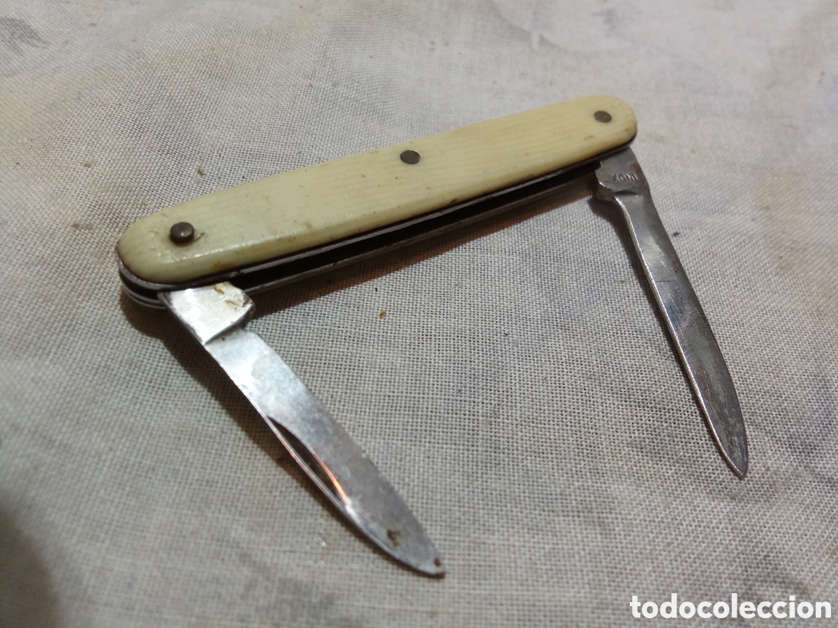 Militaria: PEQUE&Ntilde;A NAVAJA DOBLE IHER