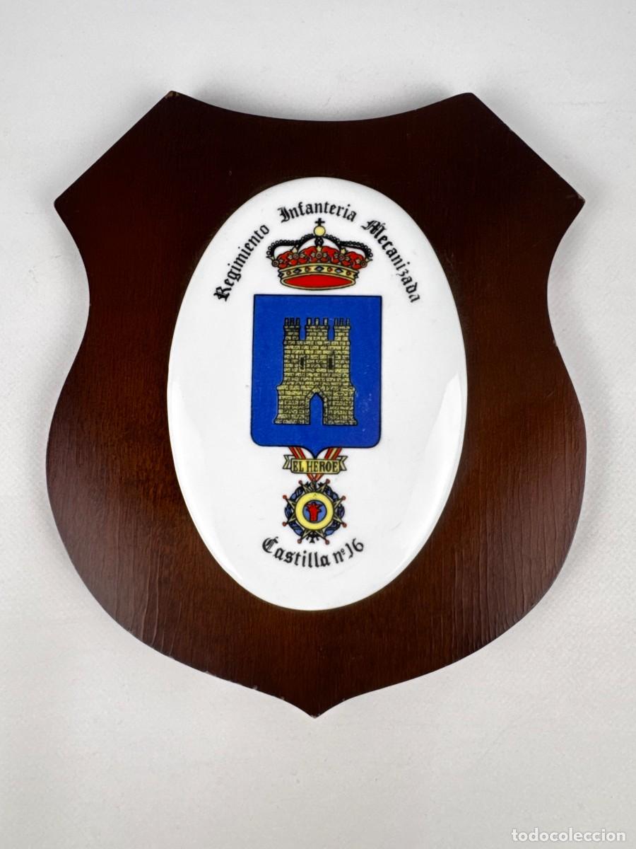 Militaria: METOPA MILITAR REGIMIENTO DE INFANTERIA MECANIZADA CASTILLA N&ordm; 16