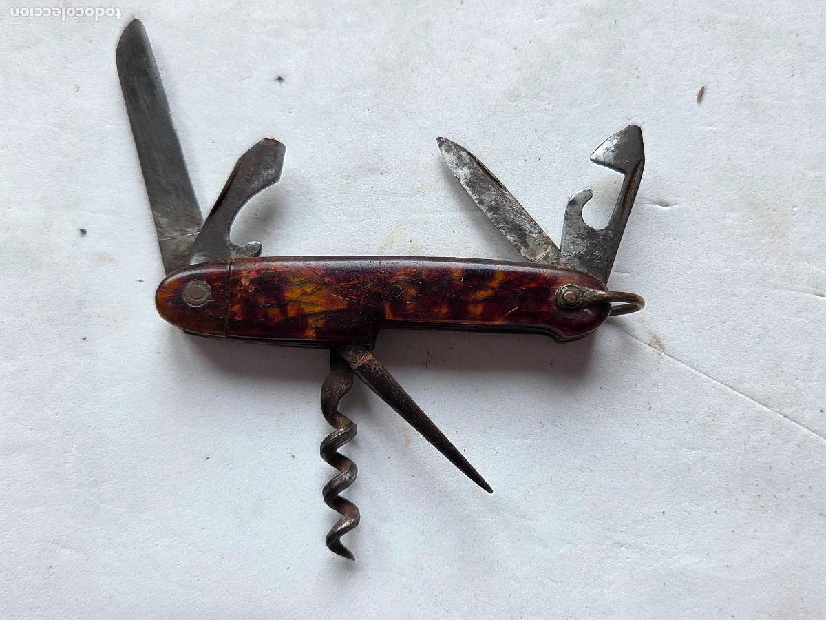 Militaria: NAVAJA PAYA MULTIUSOS ANTIGUA