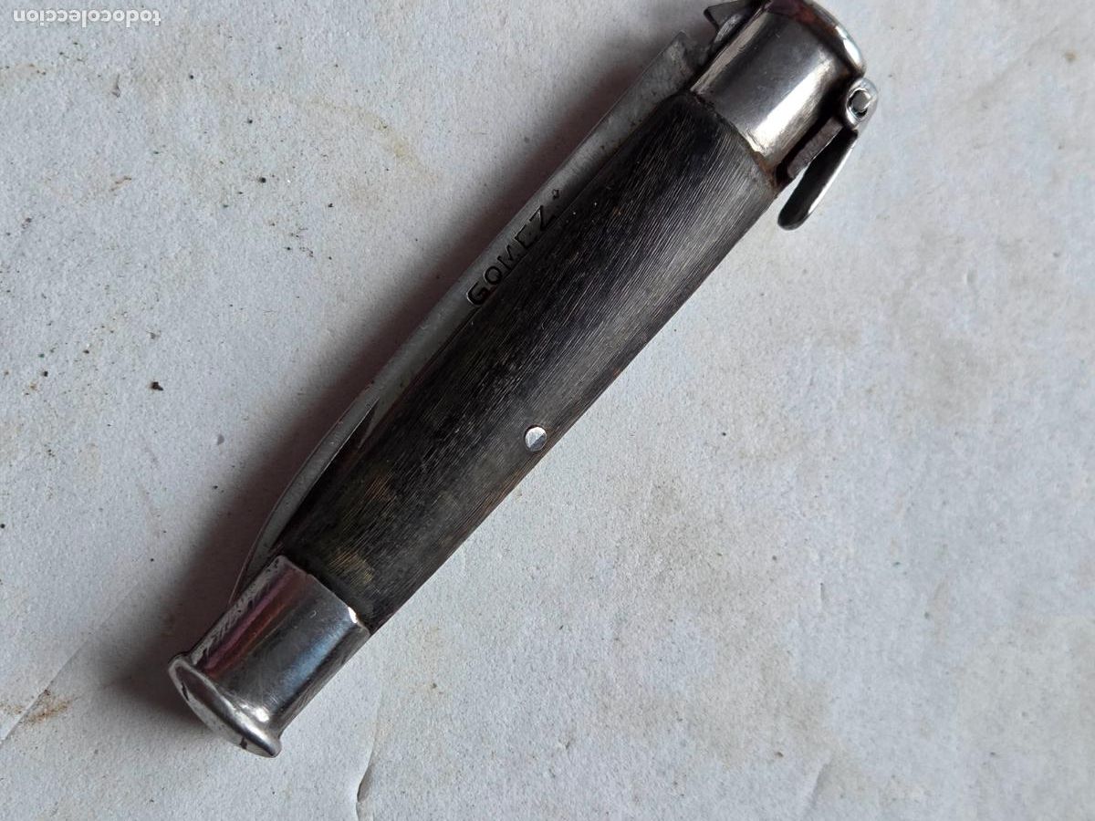 Militaria: NAVAJA ANTIGUA GOMEZ ALBACETE MADERA Y METAL