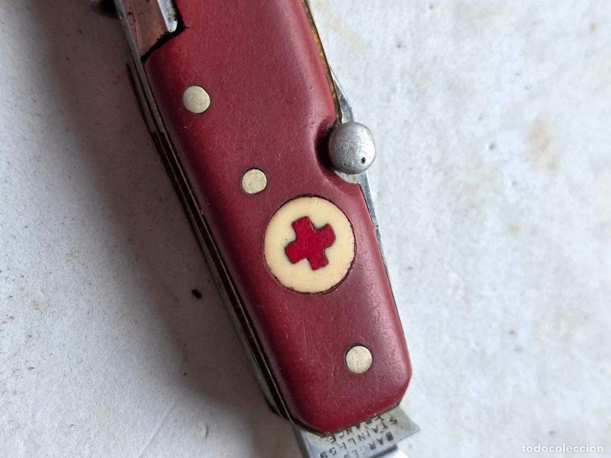 Militaria: CURIOSA NAVAJA BARGEON FRANCE TIPO VICTORINOX MULTIUSOS