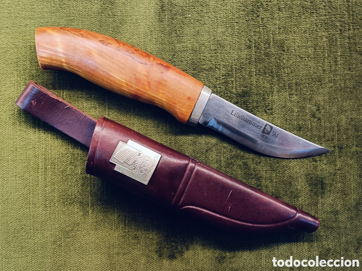 Militaria: CUCHILLO JUEGOS OLYMPICOS DE INVIERNO . LILLEHAMMER 1994. NORUEGO. BRUSLETTO