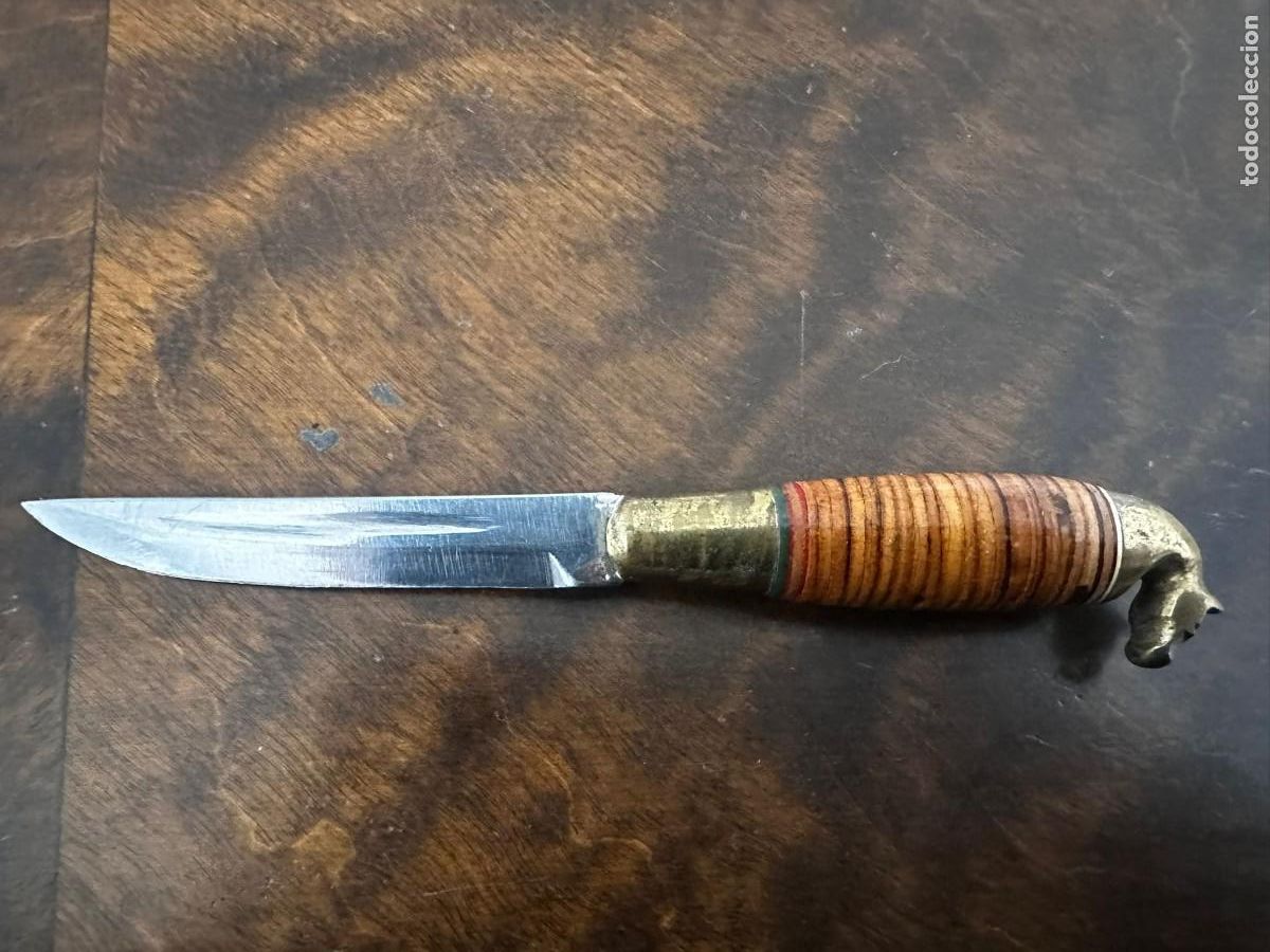 Militaria: FINLANDIA - ANTIGUO CUCHILLO - PUUKKO &rdquo;CABEZA DE CABALLO&rdquo; - IISAKKI J&Auml;RVENP&Auml;&Auml; (KAUHAVA) - - VINTAGE