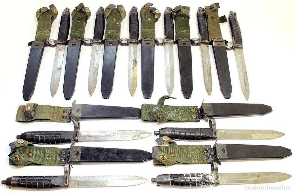 Militaria: Bayoneta sueca M1965 AK 4 Bayonet Precio por 10 piezas
