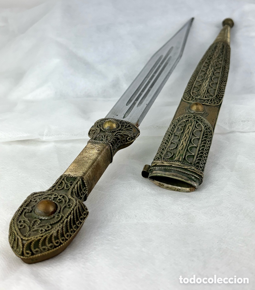 Militaria: DAGA KINDJAL CAUC&Aacute;SICA (RUSIA) - METAL CON FILIGRANAS