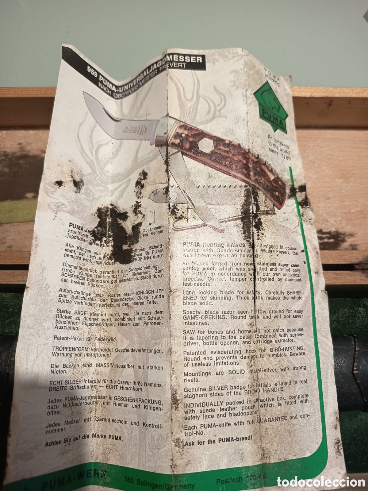 Militaria: Cuchillo antiguo puma 3599 - Foto 11
