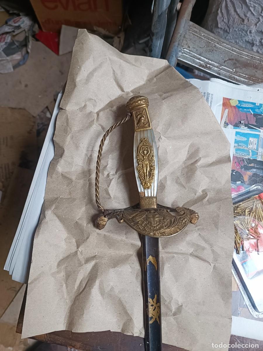 Militaria: Antiguo espad&iacute;n,espada,sable 95cm