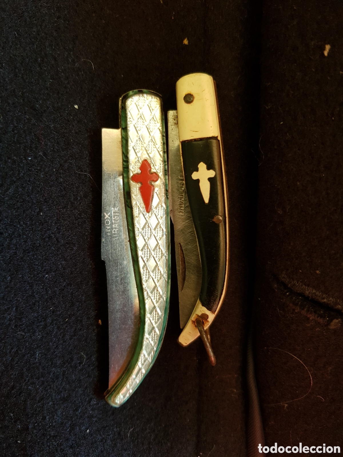 Militaria: LOTE DE 2 NAVAJAS DE LA OJE