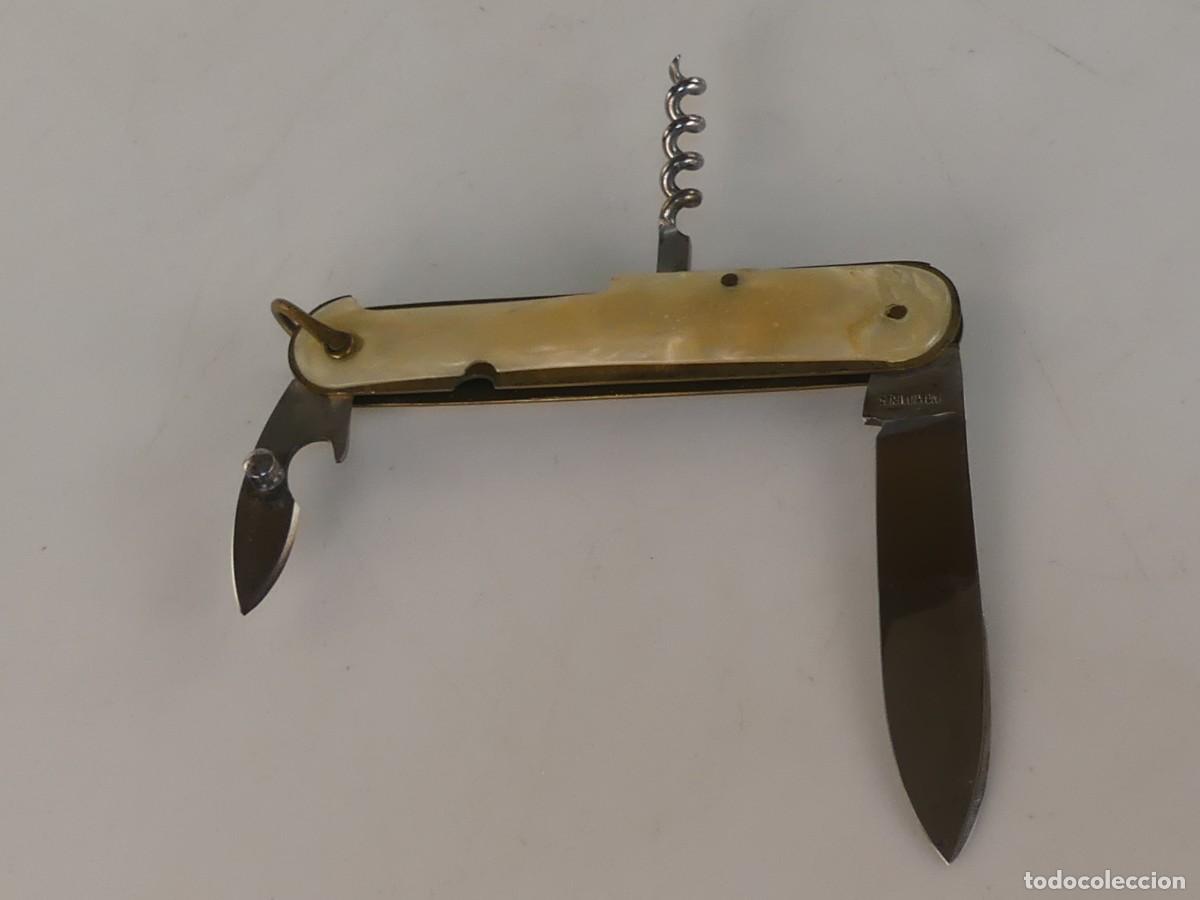Militaria: NAVAJA DE BOLSILLO CON ABRIDOR Y SACACORCHO