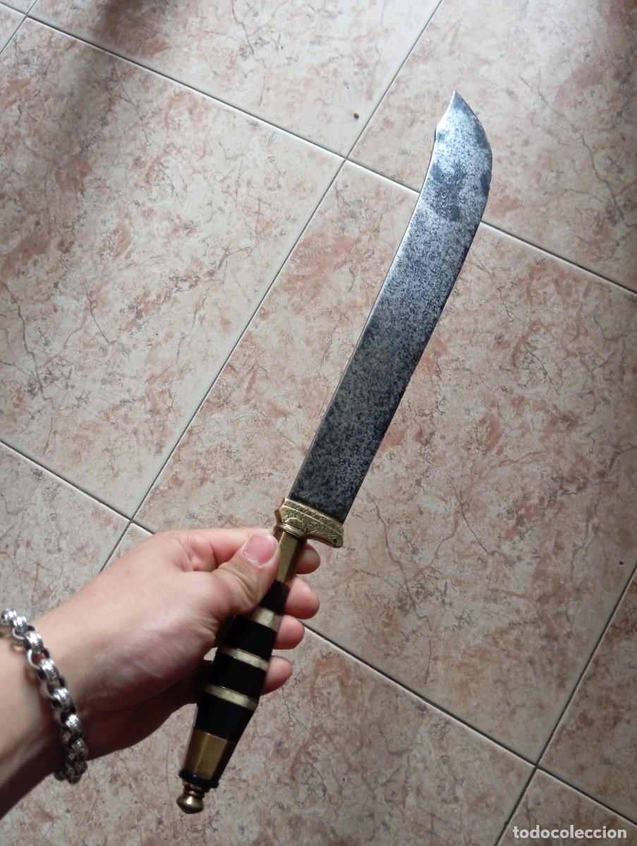 Militaria: Impresionante y precioso machete cuba bolo siglo 19
