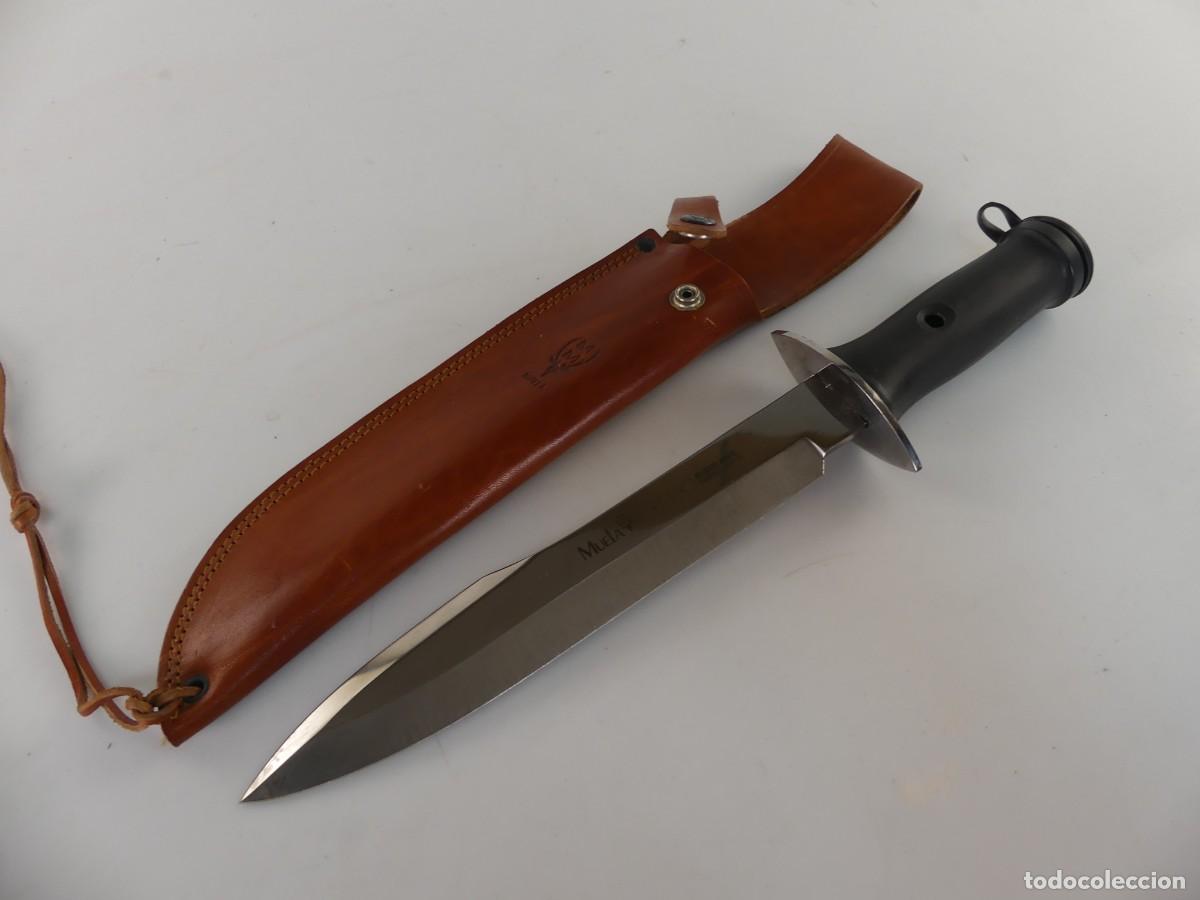 Militaria: CUCHILLO DE CAZA MUELA MODELO CORTIJERO EN FUNDA