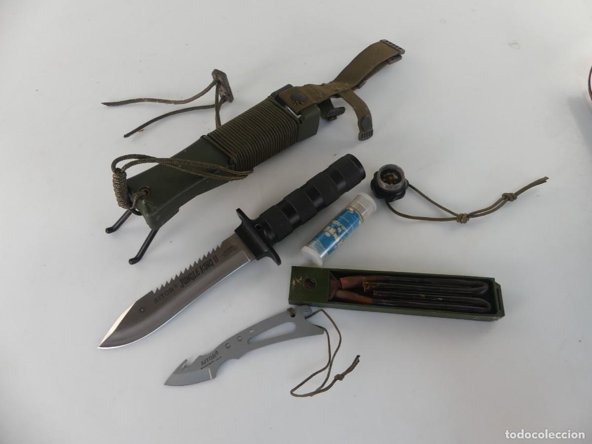 Militaria: CUCHILLO SUPERVIVENCIA MARCA AITOR MODELO JUNGLE KING II MADE IN SPAIN