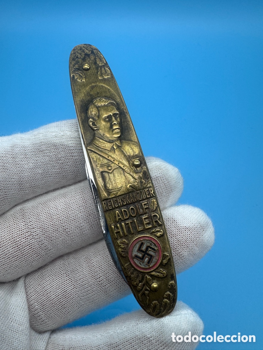 Militaria: Navaja militar Adolf Hitler