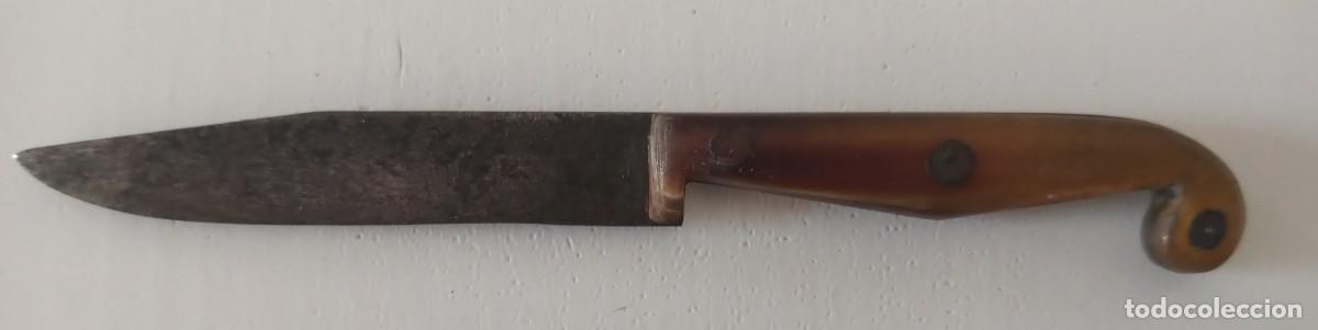 Militaria: CUCHILLO MINIATURA 7 CM- A&Ntilde;OS TREINTA