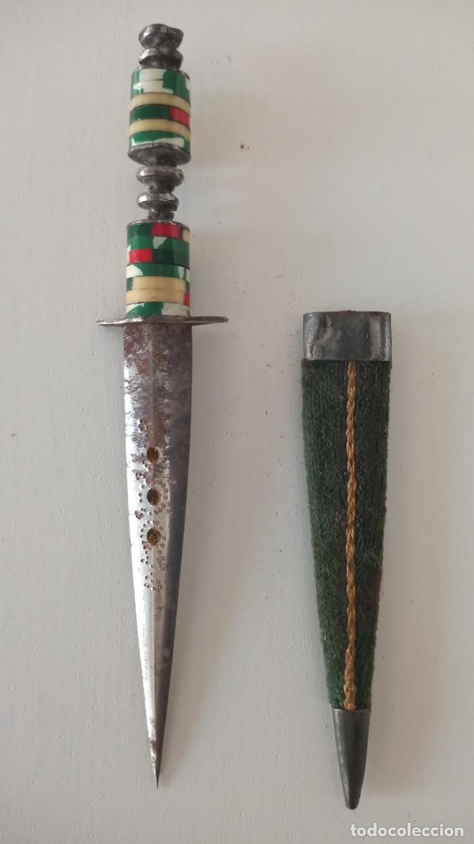 Militaria: CUCHILLO ESPA&Ntilde;OL MINIATURA- A&Ntilde;OS TREINTA