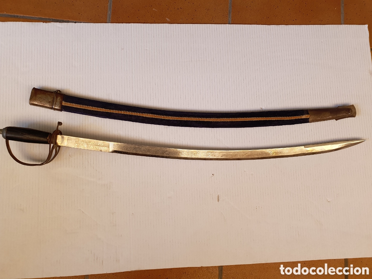 Militaria: Sable decorativo de exhibici&oacute;n de boda de origen indio