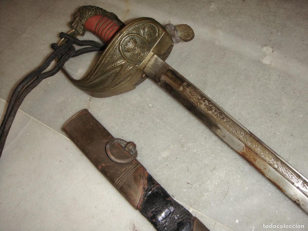 Militaria: Espada-sable de Oficial de la Armada &middot; Fabrica de Toledo &middot; Marina Espa&ntilde;ola &middot; &Eacute;poca de Franco