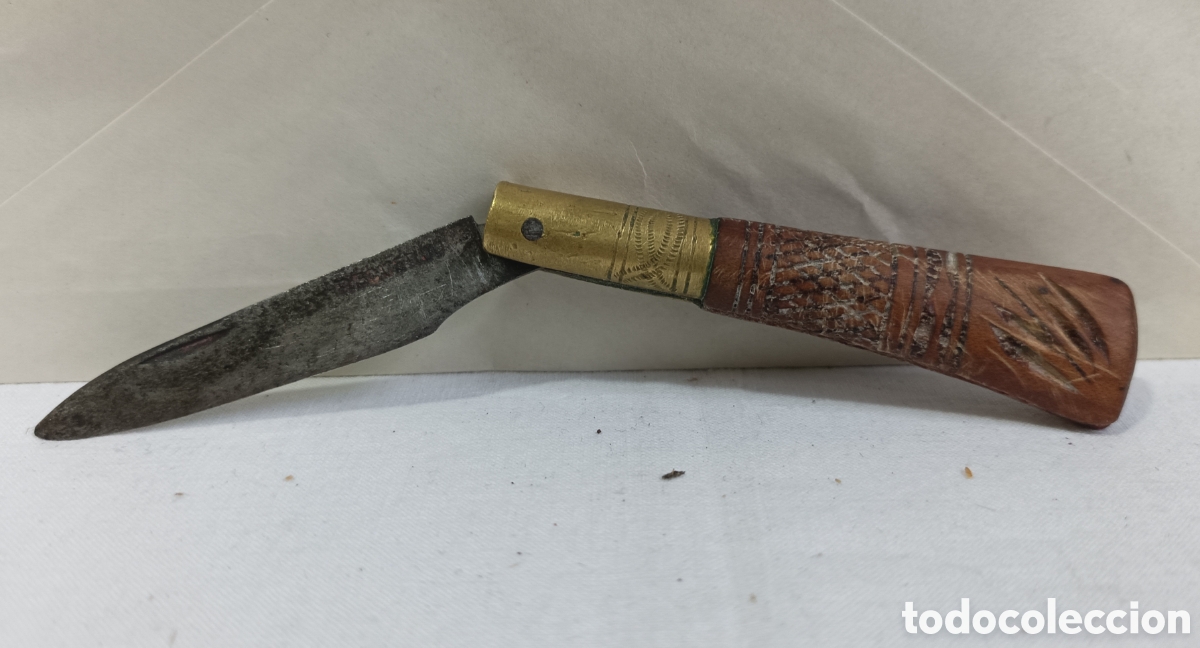 Militaria: Antigua NAVAJA TARAMUNDI. ASTURIAS.