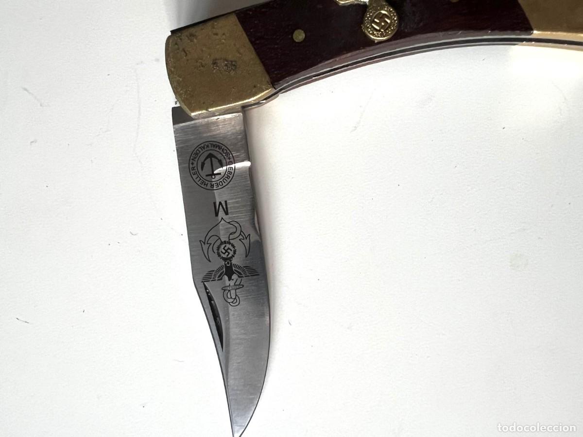 Militaria: NAVAJA CON SIMBOLOGIA DE LA SEGUNDA GUERRA MUNDIAL