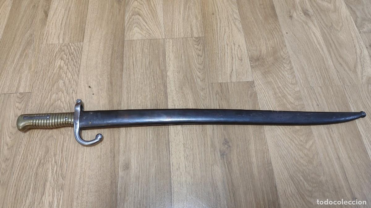 Militaria: Bayoneta francesa chassepot