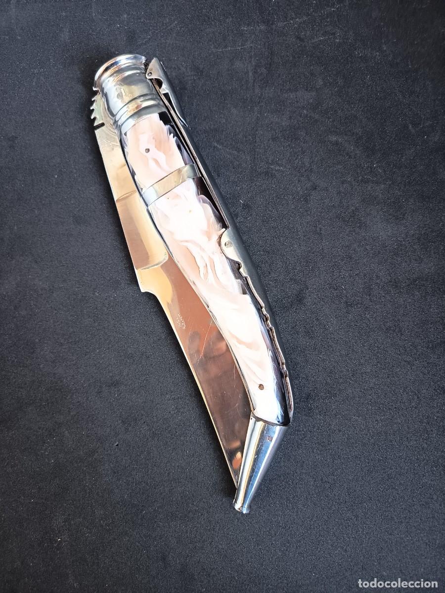 Militaria: Navaja de Albacete celuloide