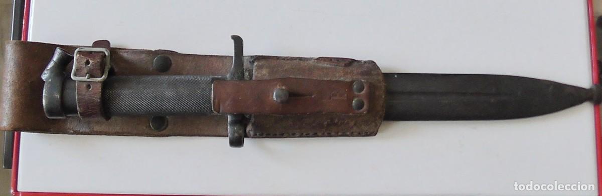 Militaria: Ba&Iuml;onnette su&eacute;doise Mauser avec fourreau
